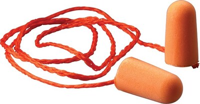3M™ Foam Earplugs, 29 dB, 100/Box, Size: One size fits most