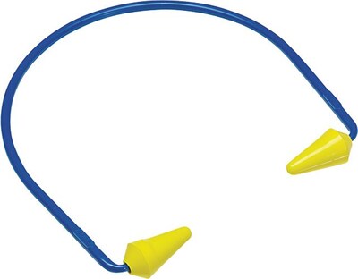 3M™ Caboflex® Model 600 Hearing Protectors, Yellow, Banded, 20dB, 10/Box
