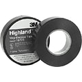 Scotch® Highland™ Vinyl Commercial Grade Electrical Tape, Black, 66