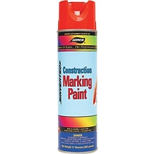 Aervoe® Construction Marking Paint, Fluorescent Orange, 20 oz., 12/cs
