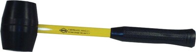 Nupla® Rubber Mallet, Fiberglass Handle, H Grip, 2 lb.