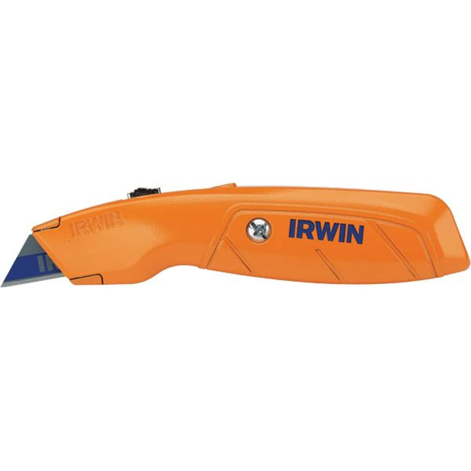 Irwin® Hi- Vis Retractable Utility Knife, Orange