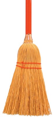 Magnolia Brush 455-461 24 Corn Bristle Lobby or Maids Cart Dust Pan Broom