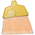 Magnolia Brush 455-463 48 Plastic Bristle Angle Broom; Flagged Cream