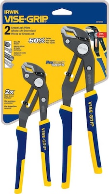 Irwin® Vise-Grip® GrooveLock Plier Set, 2 Piece