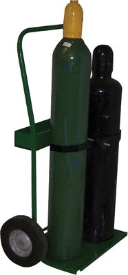 Saf-T-Cart™ Series 800 Standard Cylinder Cart, 16 in Capacity, 42 in (H) x 22 in (W)