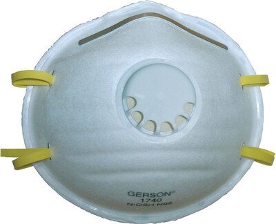 Gerson® Particulate Respirators; N95, .10lb., 10/Box