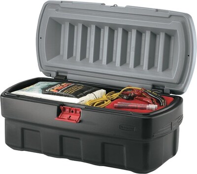 ActionPacker® Black Cargo Storage Box, 35 gal, 35 in (L) x 20.8 in (W) x 16.9 in (H)