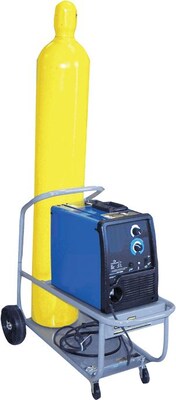 Saf-T-Cart™ Running Gear Series Cylinder Cart, 9 1/2 in Capacity, 17 in (H) x 17 in (W)