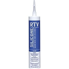 White Lightning® Contractor RTV Silicone Sealant, Clear Color, 10 oz.