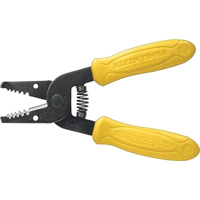 Klein Tools Wire Stripper, Yellow, 22 AWG [Min], 30 AWG [Max] , 6-1/4