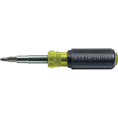 Klein Tools Screwdriver/Nut Driver, Cushion Grip, 11-in-1