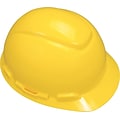 3M™ Hard Hat, 4-Point Ratchet Suspension, Yellow