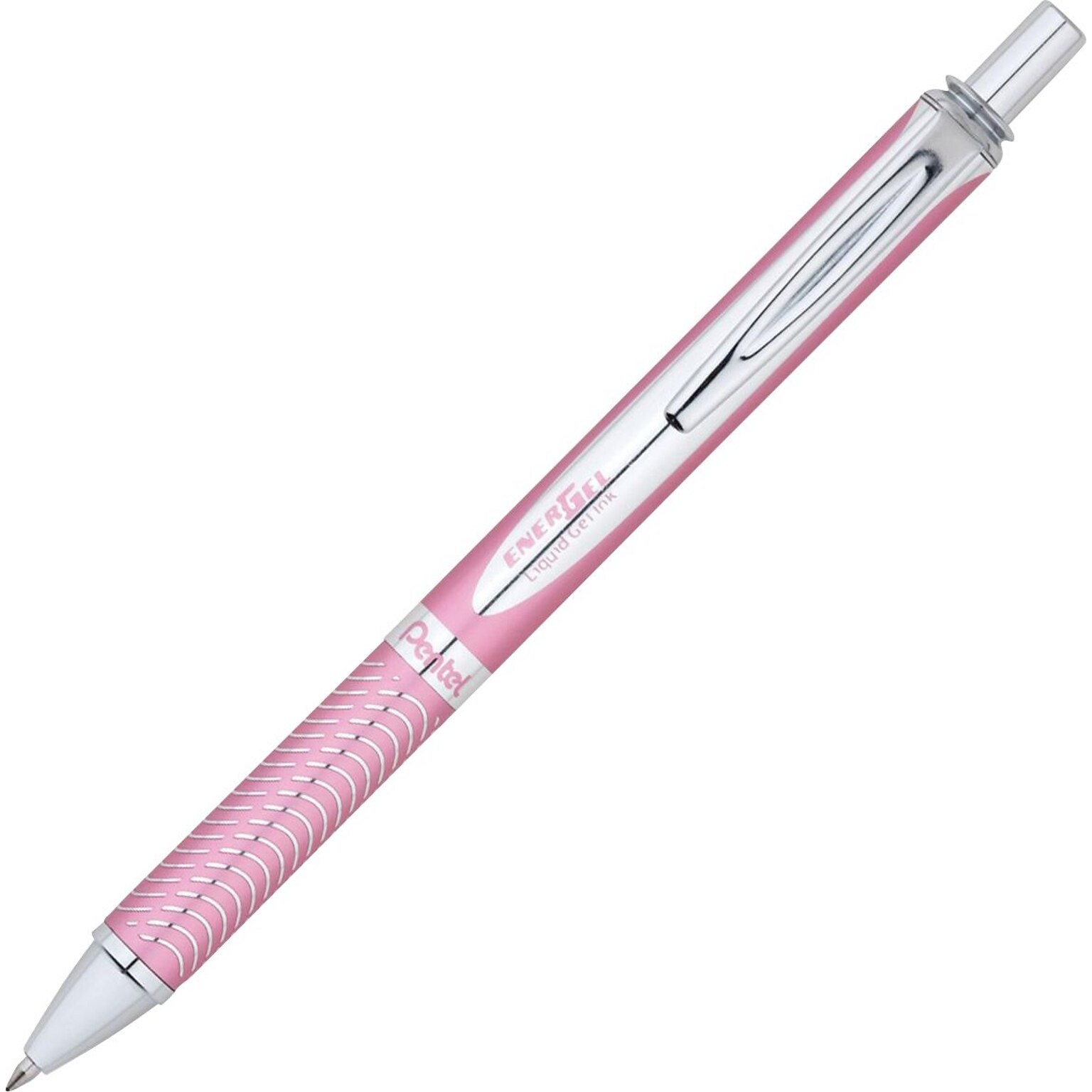 Pentel EnerGel Retractable Gel Pen, Medium Point, Black Ink (PENBL407PA)