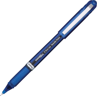 Pentel EnerGel NV Liquid Gel Pen, Fine Point, Blue Ink (BLN25-C)