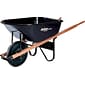 True Temper® Jackson® Steel Medium Duty Wheelbarrows, Black,  6 Cu.Ft.