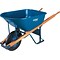 True Temper® Jackson® Contractor Wheelbarrow, Blue,  6 Cu.Ft., Pneumatic 2-Ply Wheel