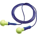 E-A-R® Push-Ins™ EARform™ Yellow Foam Corded Earplug, 28 dB, 200 Pairs/Box (247-318-1003)