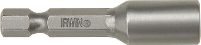 Irwin® Tools Fractional Nutsetter, Magnetic, 1/4 Hex Drive Size, 2-9/16, 1/4 Opening Size