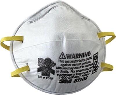 3M™ N95 Particulate Respirator, Small, Filtration grade: N95