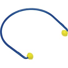 Caps® Yellow Foam Corded Semi Insert Push-in Earplug, 17 dB