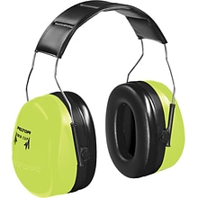 Peltor® Optime 105 Over The Head Earmuff, Hi-Viz Green, 30 dB