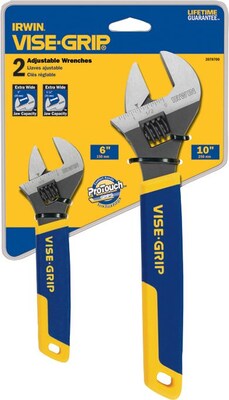 Irwin® Vise-Grip® Adjustable Wrench Set, 2 Piece