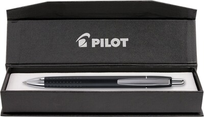 Pilot Axiom Ball Point Pen, Medium Point, Black Barrel, Blue Ink (90060)