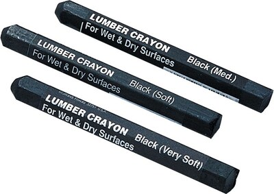 Dixon® Ticonderoga Lumber Crayons, Soft Red