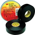 Scotch® Super Vinyl Electrical Tapes; Black, 7 mil