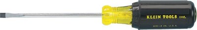 Klein Tools® Slotted Cabinet-Tip Cushioned Grip Screwdriver