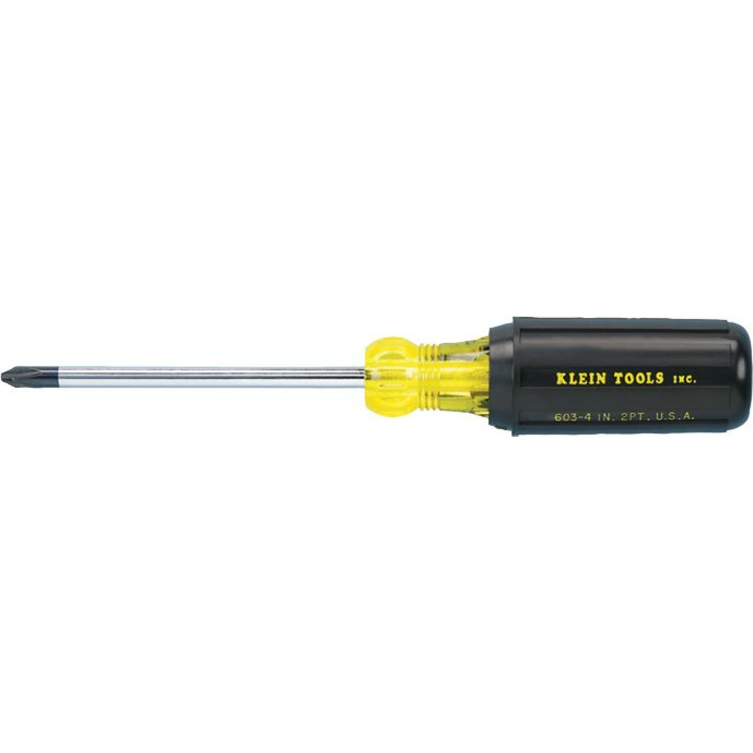 Klein Tools® Profilated® #2 Phillips-Tip Cushion Grip Screwdriver (409-603-4)