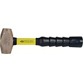 Nupla® Brass Hammer, 1 1/2 lb., Super Grip