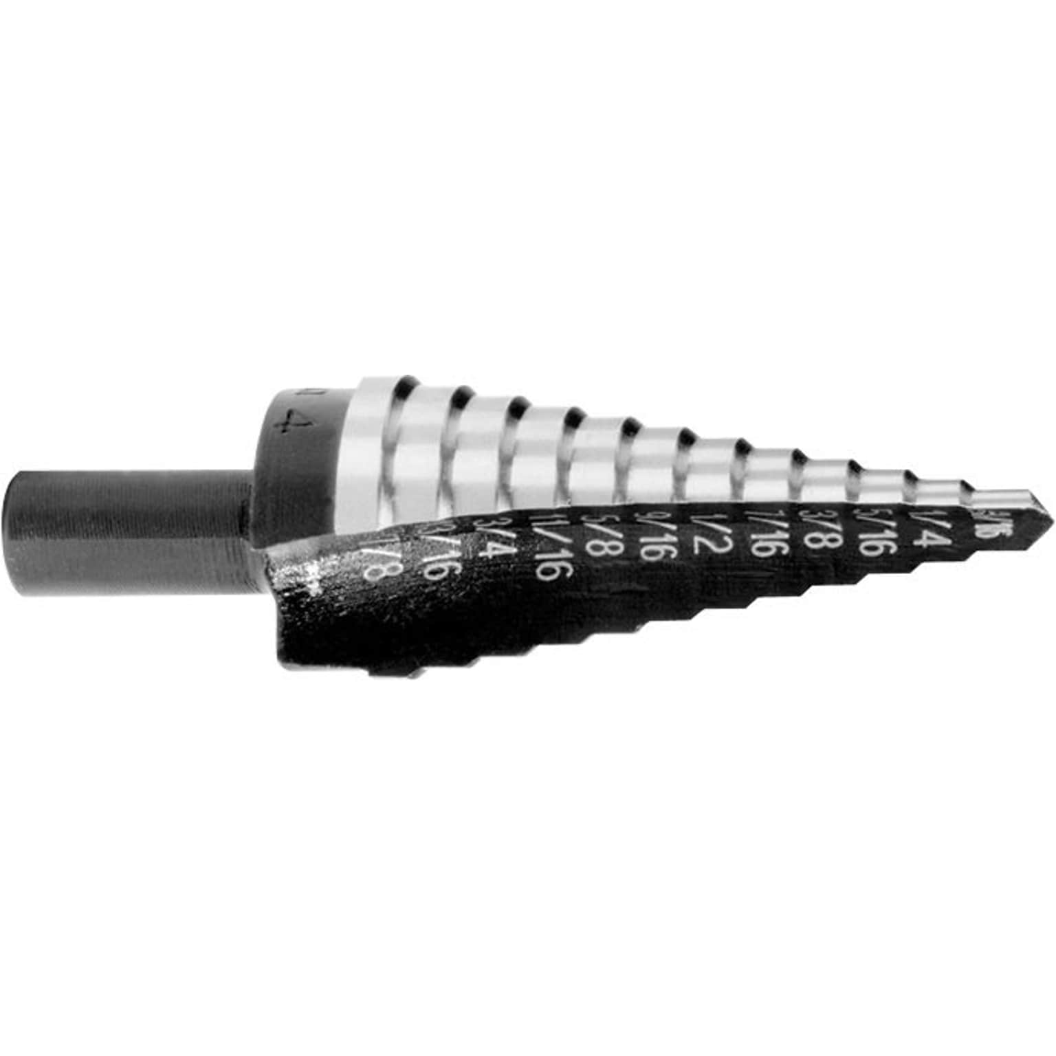 Irwin® Unibit® Fractional Step Drill Bit, 3/16 - 1/2