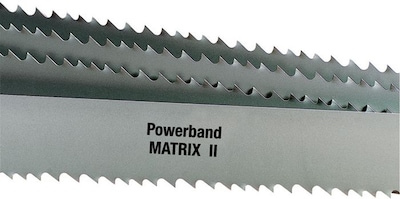 Starrett® Powerband Matrix II HSS Bi-Metal Portable Bandsaw Blade, 44-7/8L, 10-14/S T, 3/Pack