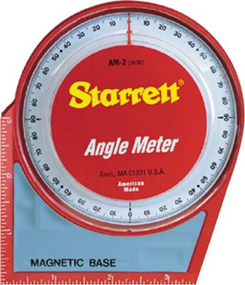Starrett® Angle Meter, 5X5 Magnetic Base And Back
