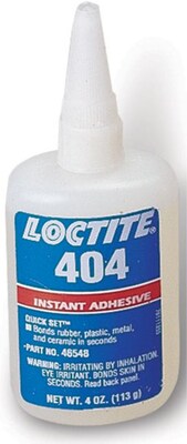 Loctite® 404™ Quick Set™ Instant Adhesive, .Clear, 0.33 oz Bottle