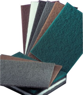 Norton Bear-Tex No. 796 Scouring Pad, Aluminum Oxide, Green