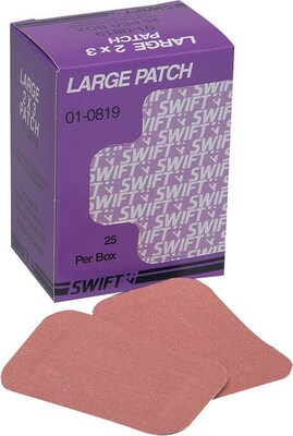 Swift First Aid Heavy Woven Adhesive Bandage, Fabric Material, 25/Box (714-010819)