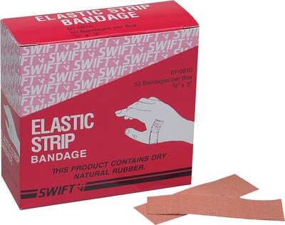 Swift First Aid Heavy Woven Adhesive Bandage; Fabric, 50/Box (714-010810)