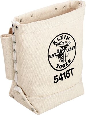 Klein Tools Bull-Pin & Bolt Canvas Leather Bag
