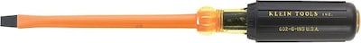 Klein Tools Slotted Cushion Grip-Tip  Screwdriver, 4 (409-602-4)