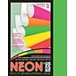 Pacon Neon Paper, 8-1/2" x 11", Green, 100 Sheets/Pack (104317)