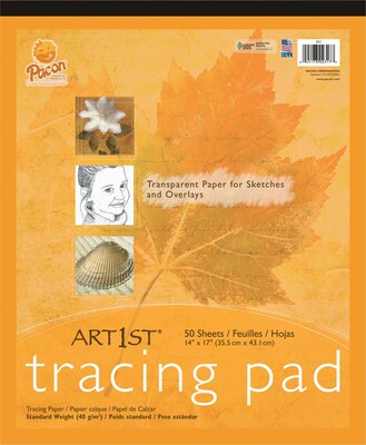 Pacon® Art1st® Tracing Paper, White, 14 x 17, 50 Sheets