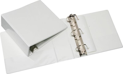 AbilityOne Heavy Duty 3 3-Ring View Binders, White (7510013683486)