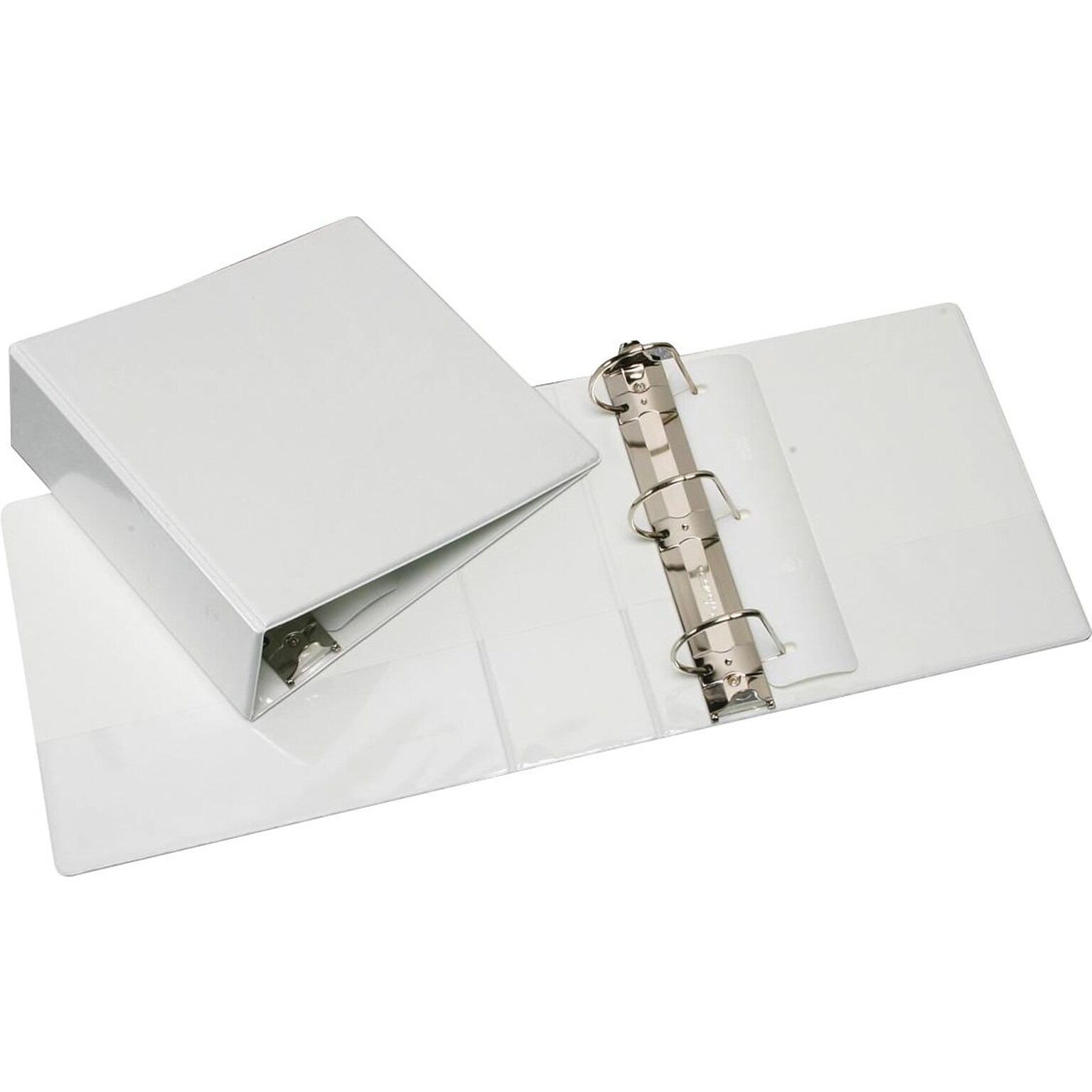 AbilityOne Heavy Duty 3 3-Ring View Binders, White (7510013683486)