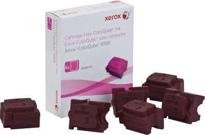 Xerox 108R01015 Magenta Standard Yield Solid Ink Cartridge, 6/Pack