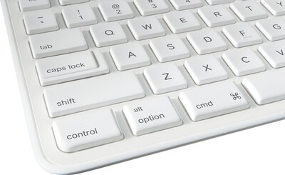 Logitech Solar K750 for Mac Wireless Keyboard, White (920-003677)