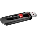 SanDisk Cruzer Glide 32GB USB 2.0 Type A Flash Drive, Black/Red (SDCZ60-032G-A46)