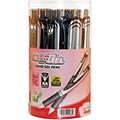 Pentel EnerGel Deluxe Pink Ribbon Retractable Gel-Ink Pens, Medium Point, Black Ink, 36/Pack